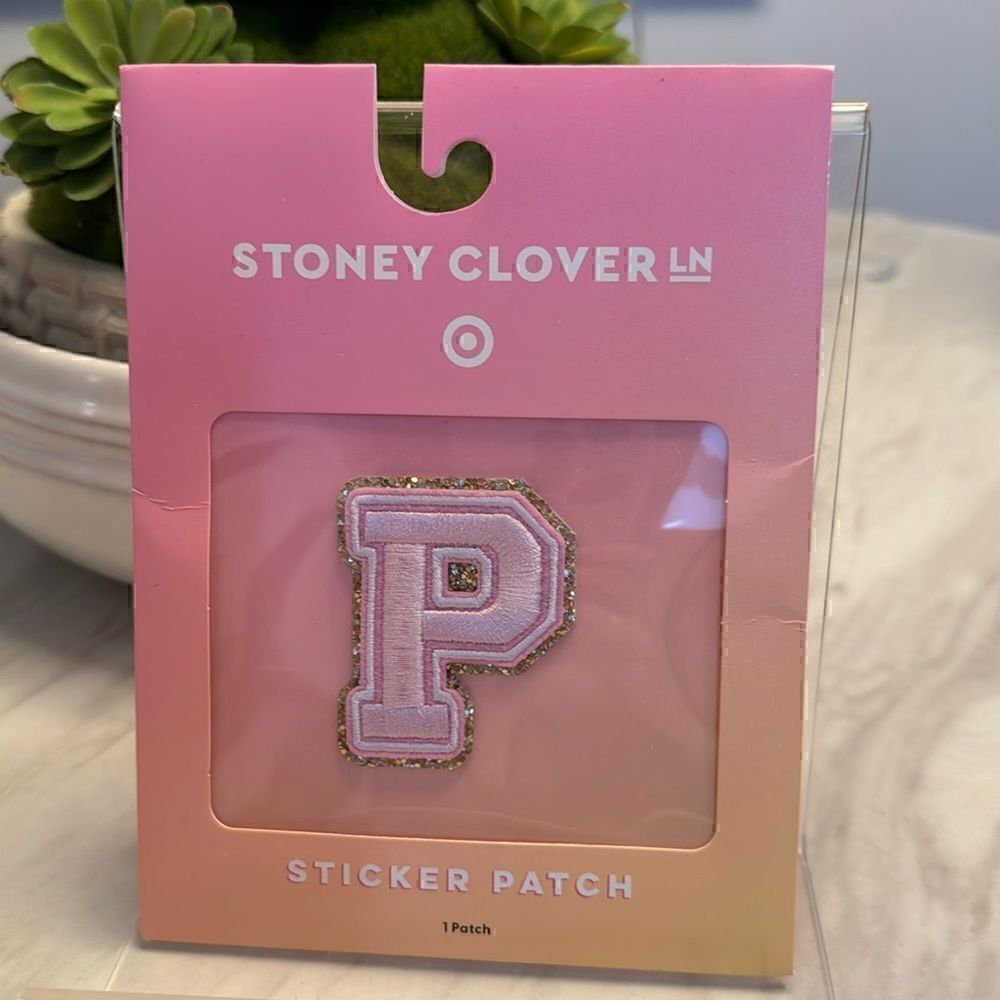 NWT - Stoney Clover Lane x Target Letter Patch -P- Limited Edition